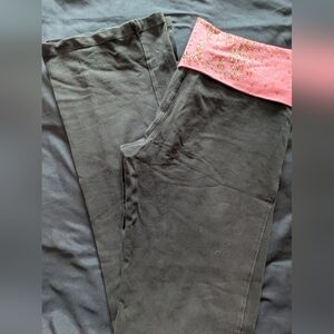 PINK Yoga Top by Victoria's Secret - Pink and Black